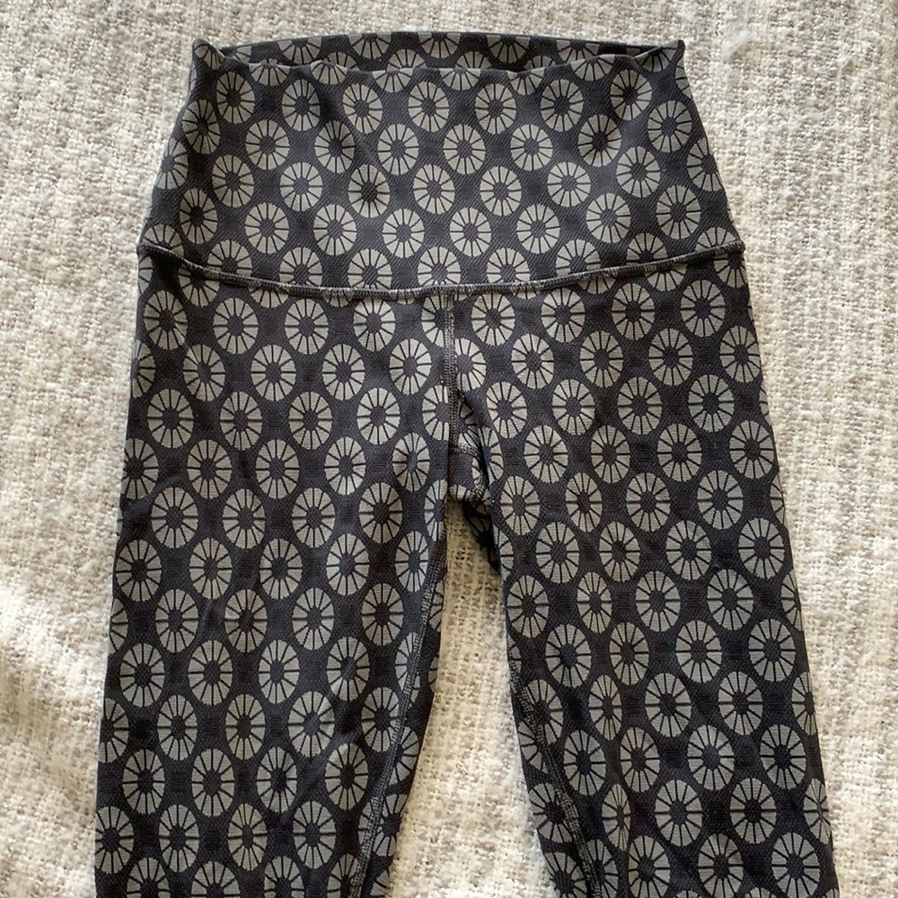 Lululemon Patterned High Rise Leggings